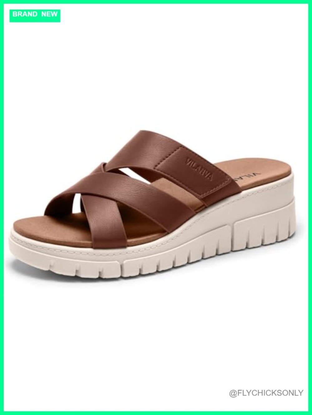 Orthopedic Platform Slip On Slides Faux Suede Arch Support Sandals